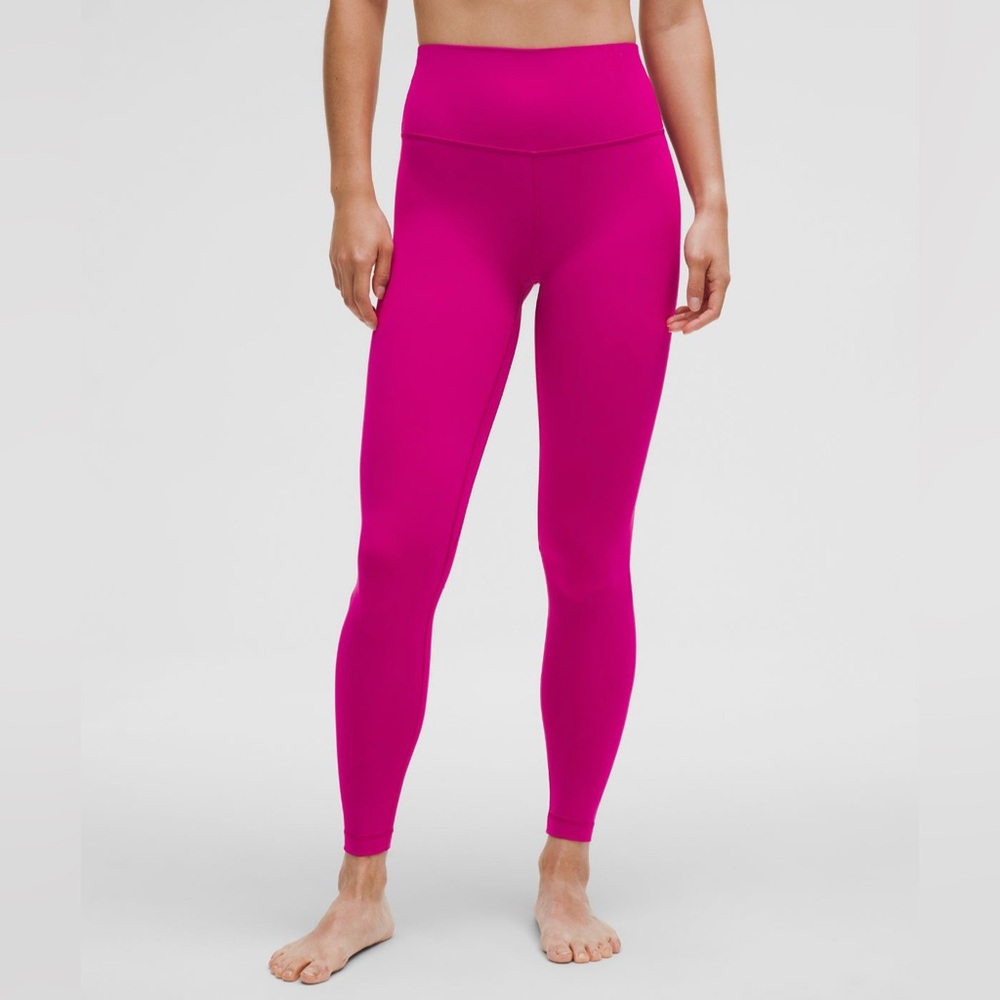 Women's Pink High-Waisted Leggings
